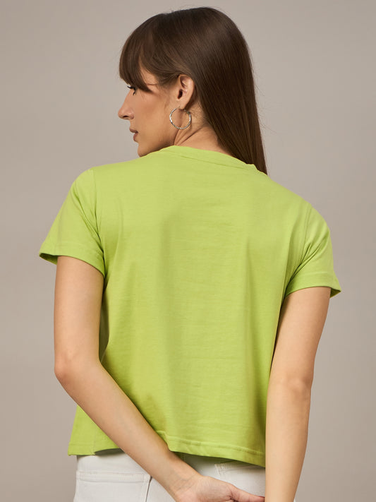 WOMEN PRINTED REGULAR FIT TSHIRT - Reprise