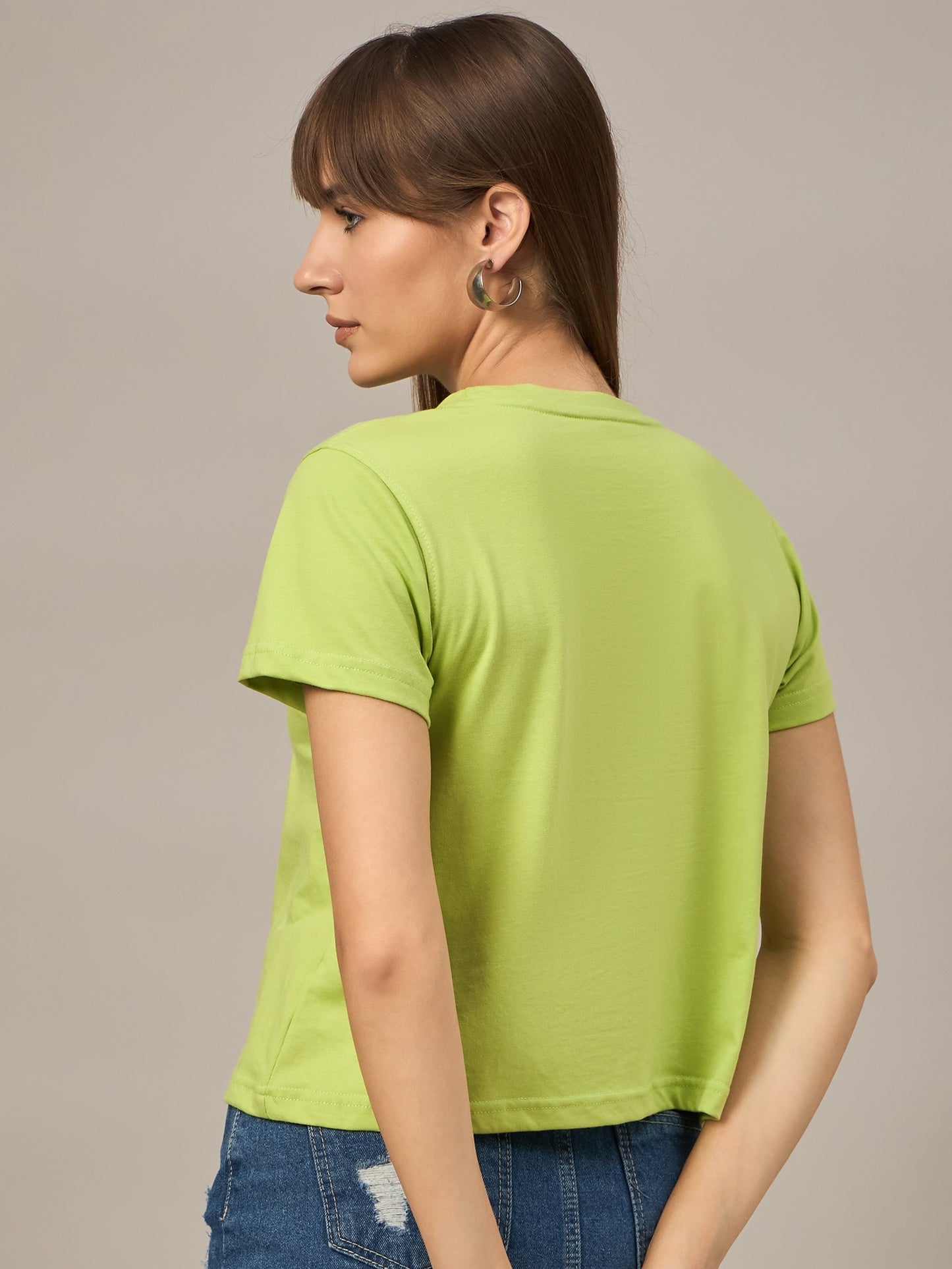 WOMEN PRINTED REGULAR FIT TSHIRT - Reprise