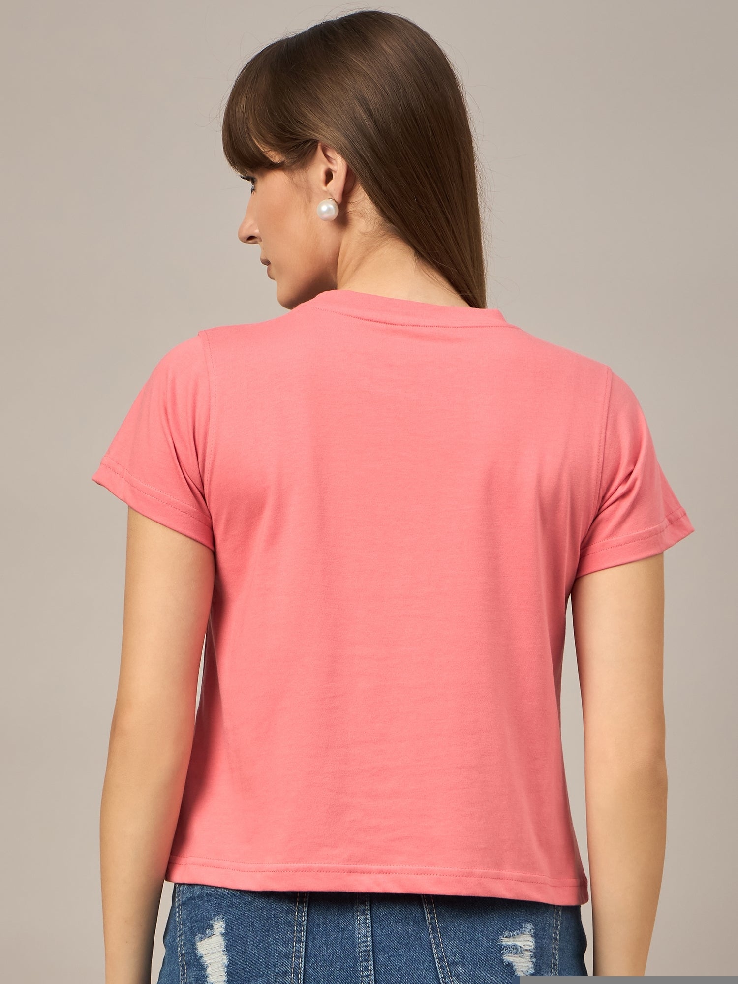 WOMEN PRINTED REGULAR FIT TSHIRT - Reprise