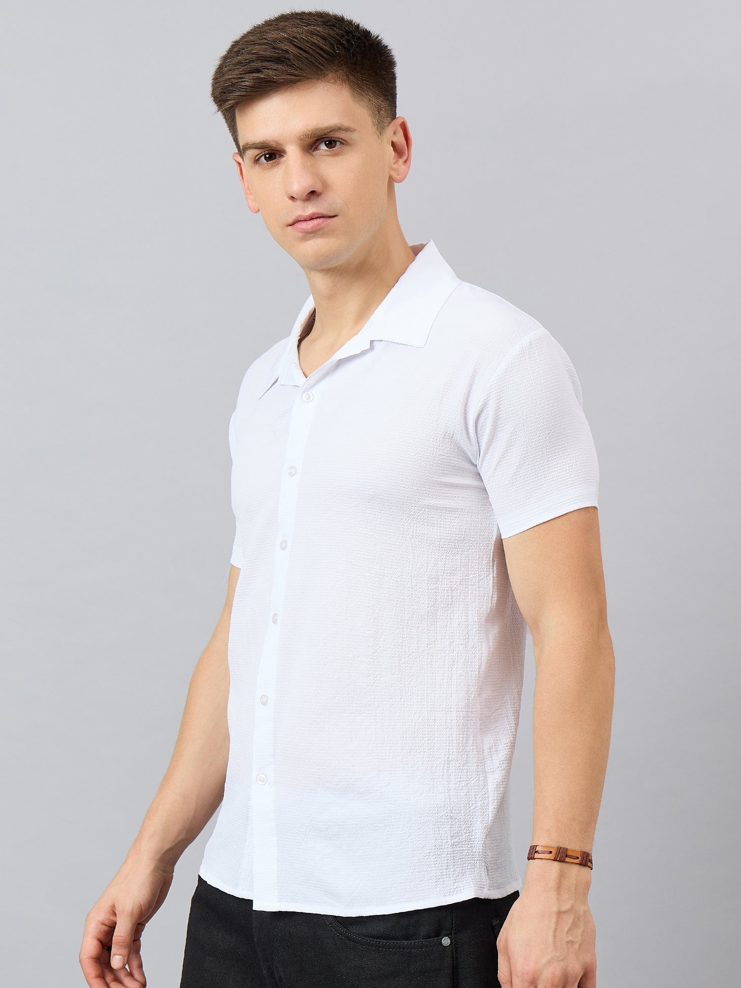 Regular Fit Spread Collar Shirt - Reprise