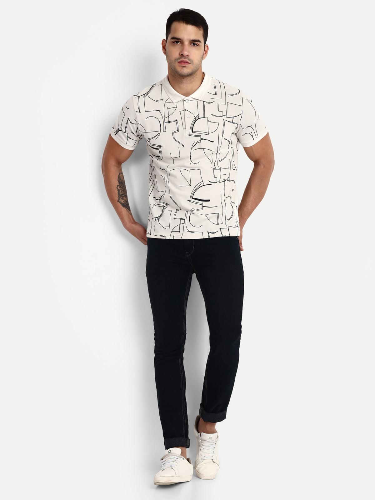 Mens Printed Polo Tshirt - Reprise