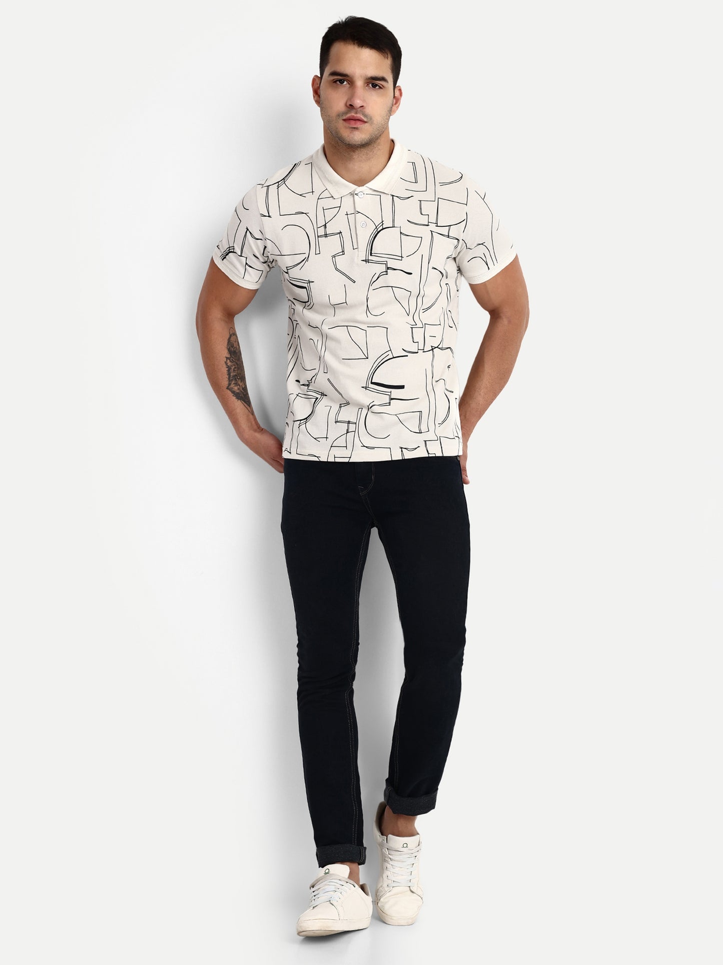 Mens Printed Polo Tshirt - Reprise