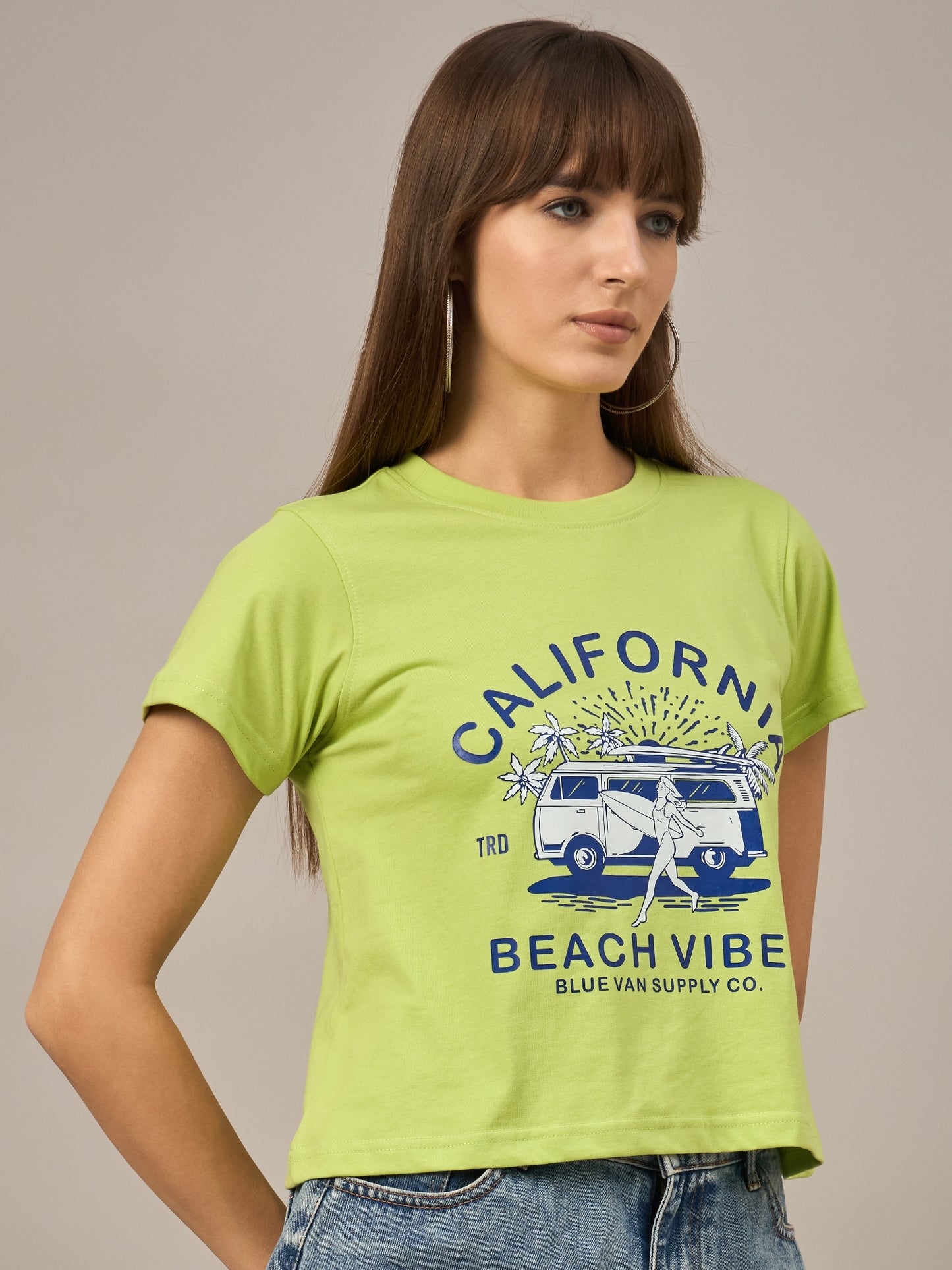 WOMEN PRINTED REGULAR FIT TSHIRT - Reprise