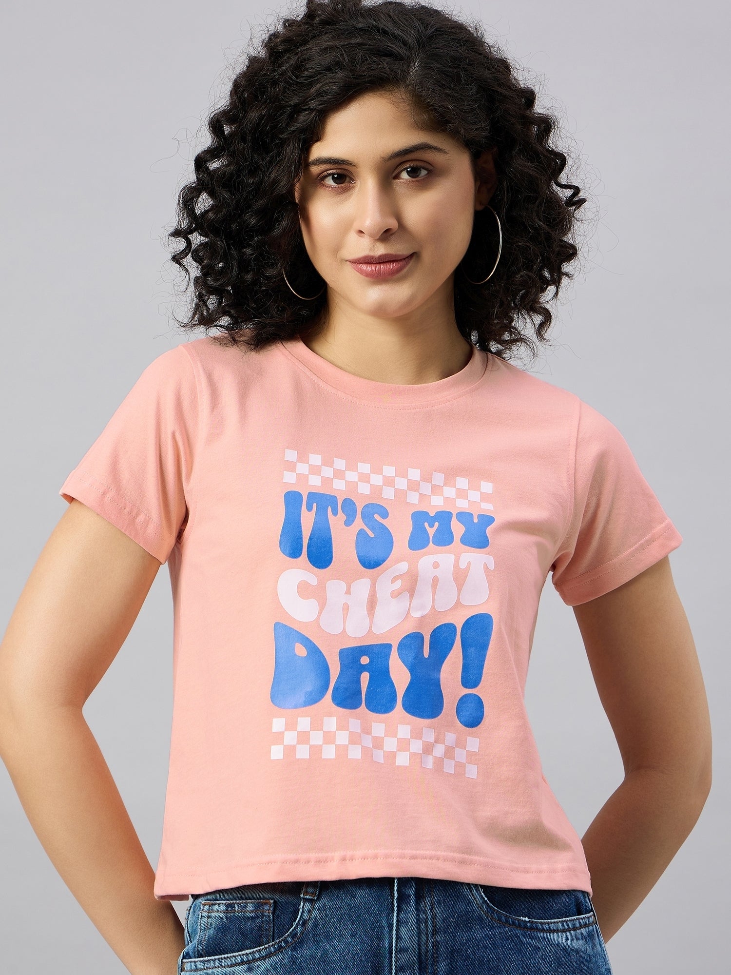 WOMEN PRINTED REGULAR FIT TSHIRT - Reprise