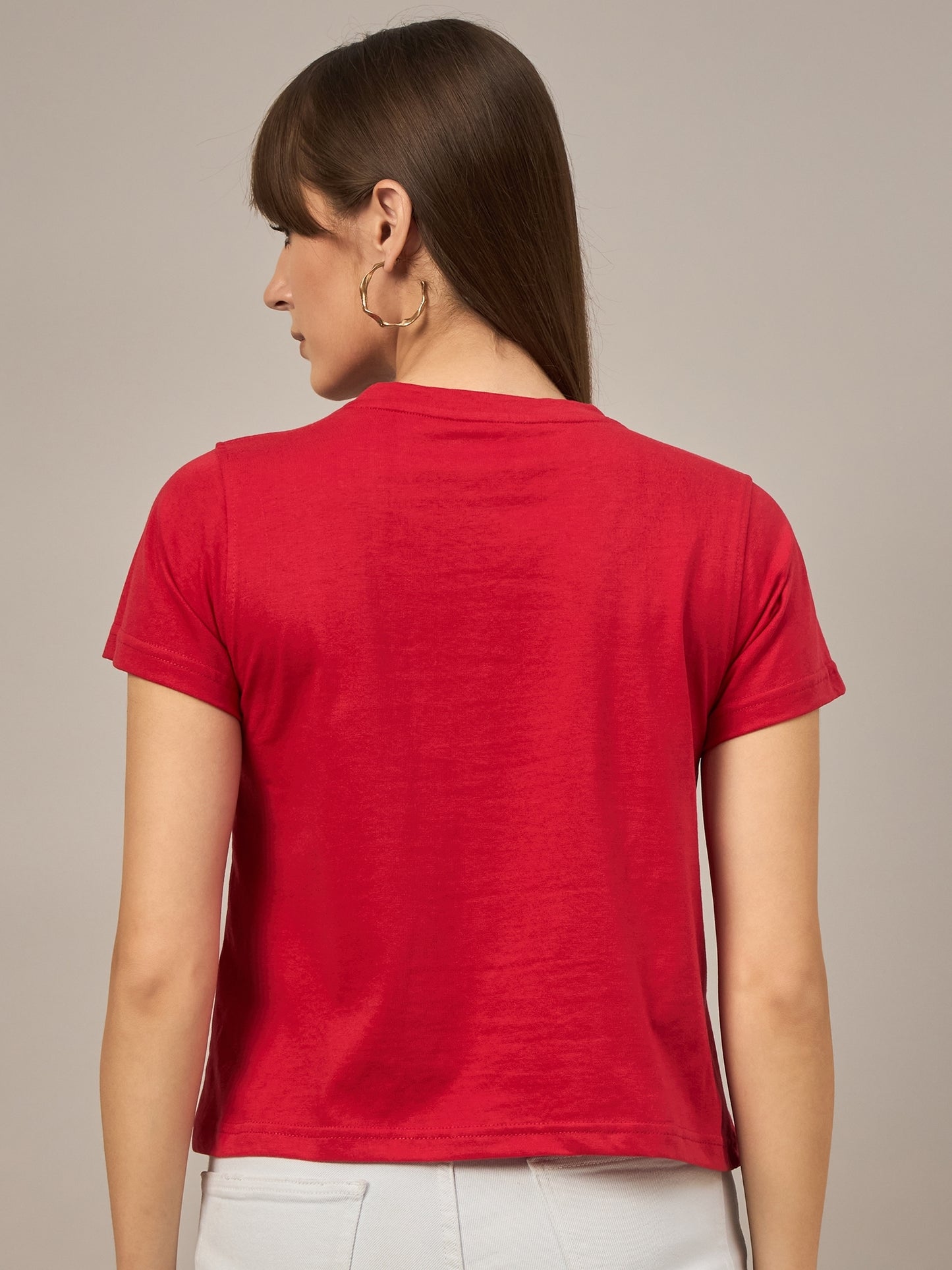 WOMEN PRINTED REGULAR FIT TSHIRT - Reprise