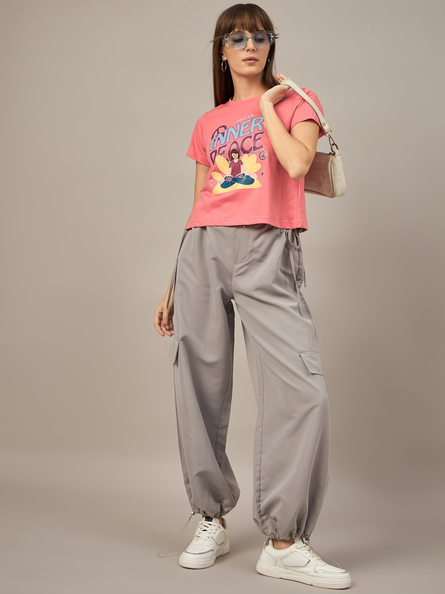 WOMEN PRINTED REGULAR FIT TSHIRT - Reprise