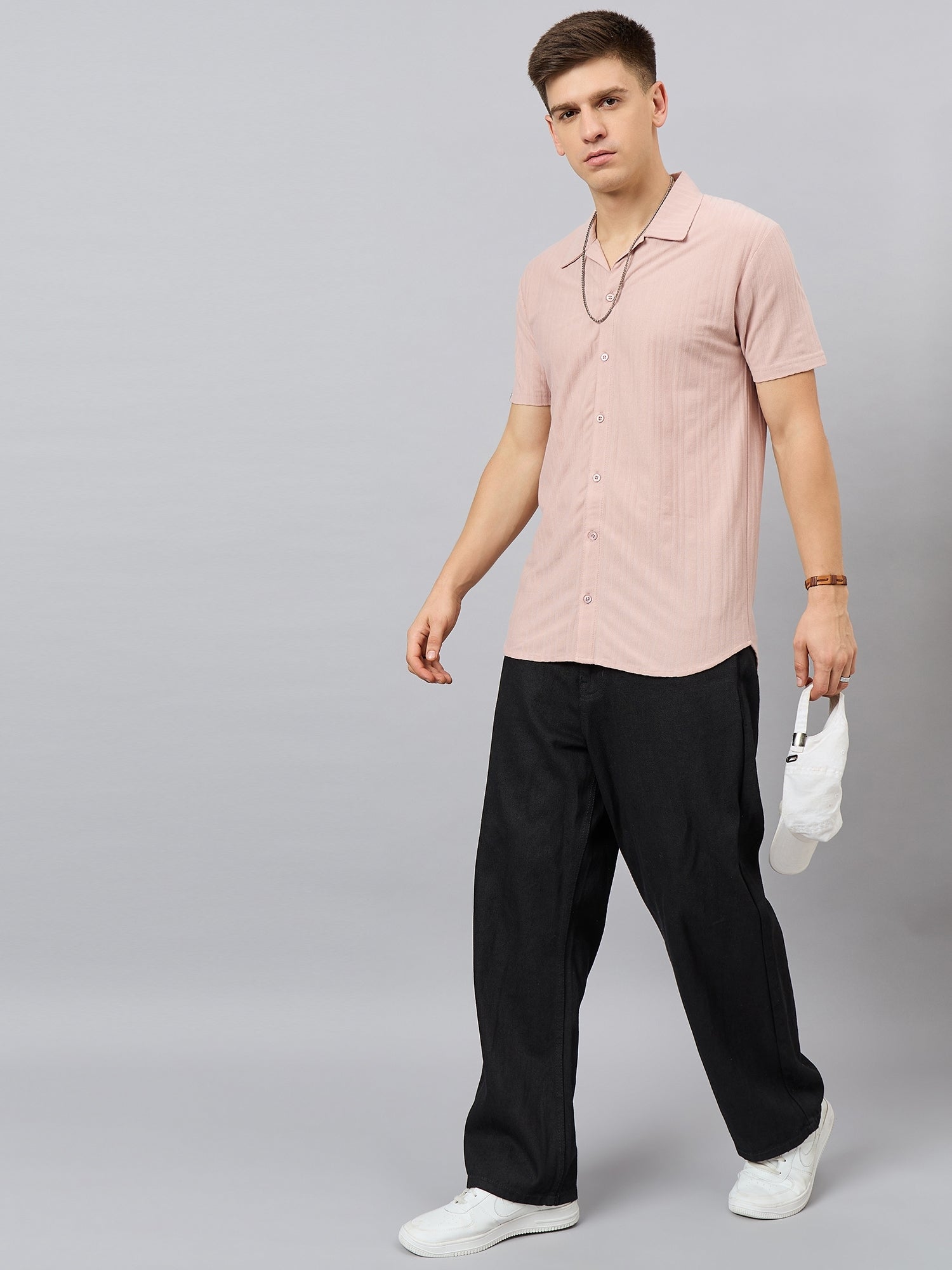 Regular Fit Spread Collar Shirt - Reprise