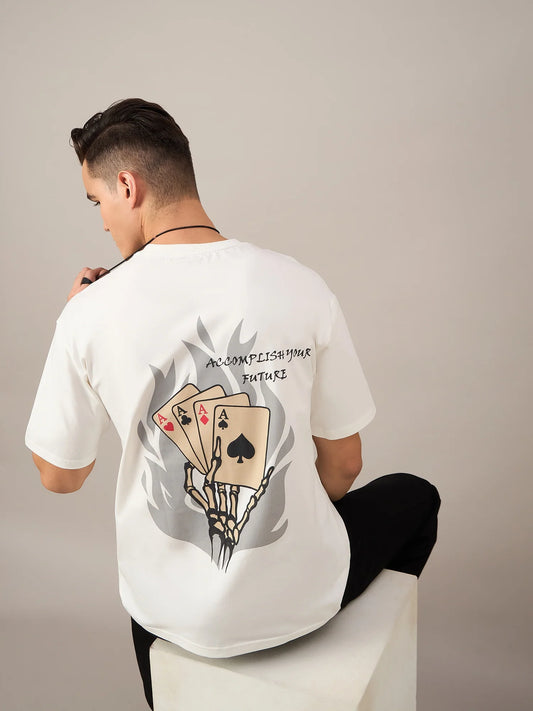 Men Printed Oversized T-shirt