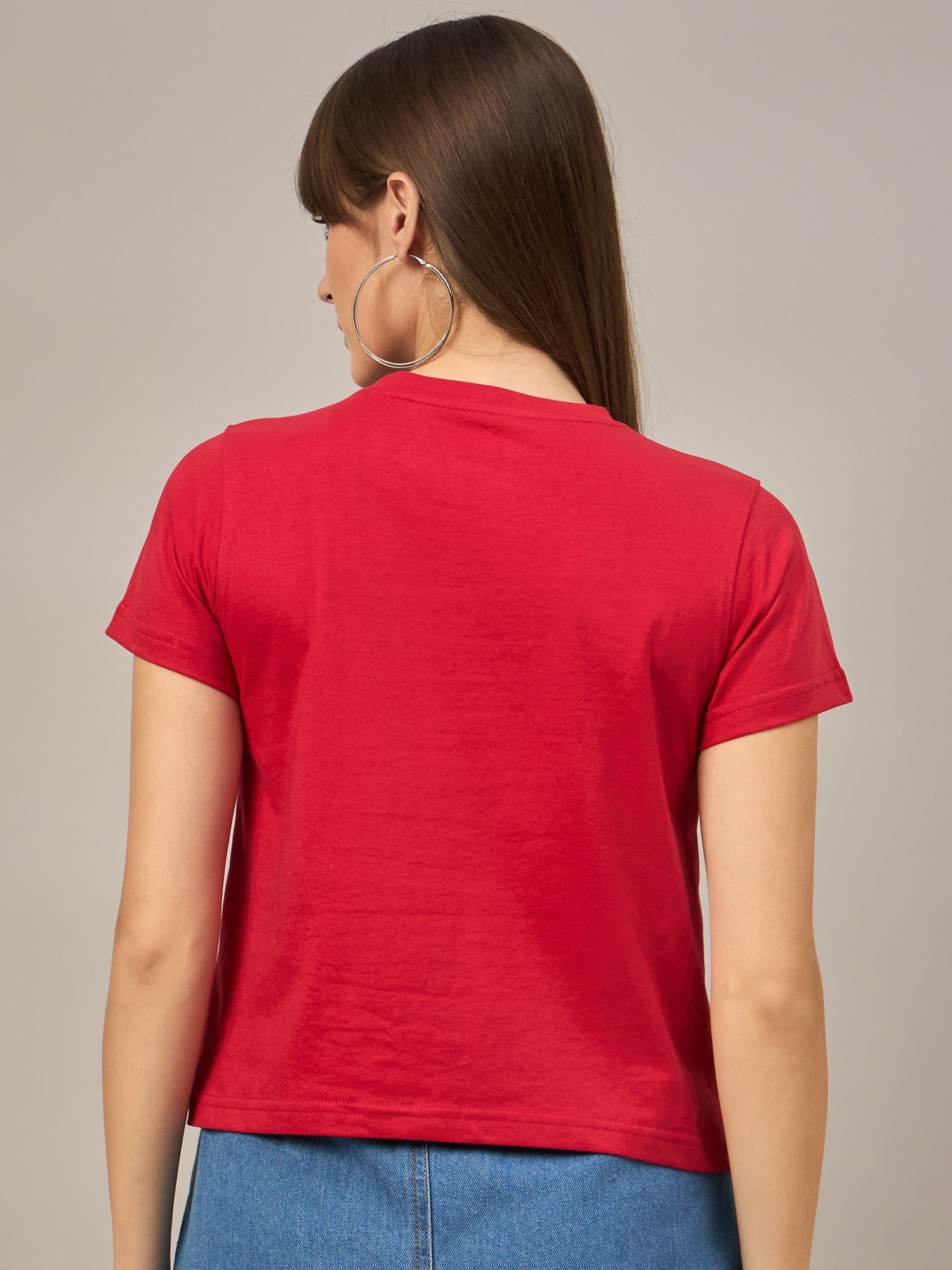 WOMEN PRINTED REGULAR FIT TSHIRT - Reprise