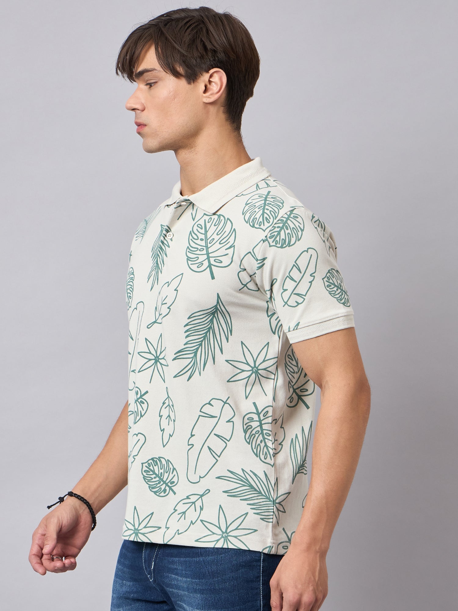 Men's Cotton Green Polo T-Shirts - Reprise
