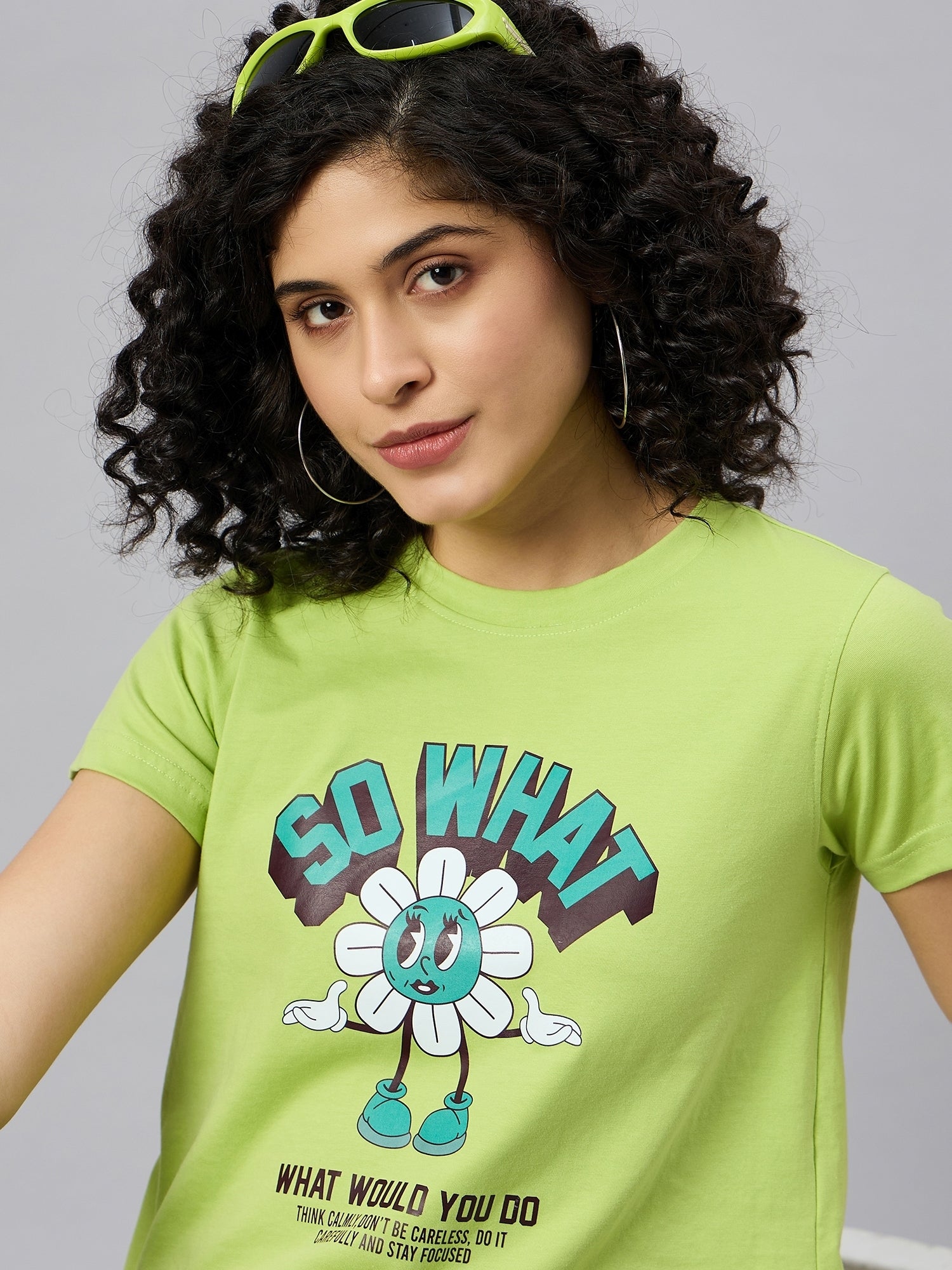 WOMEN PRINTED REGULAR FIT TSHIRT - Reprise