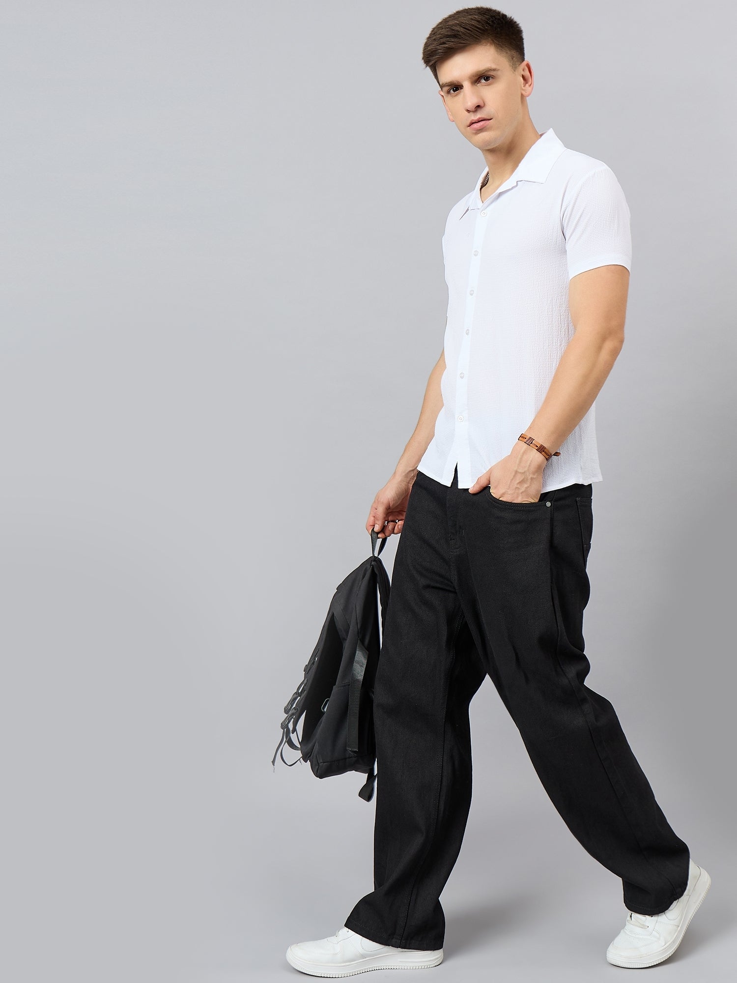 Regular Fit Spread Collar Shirt - Reprise