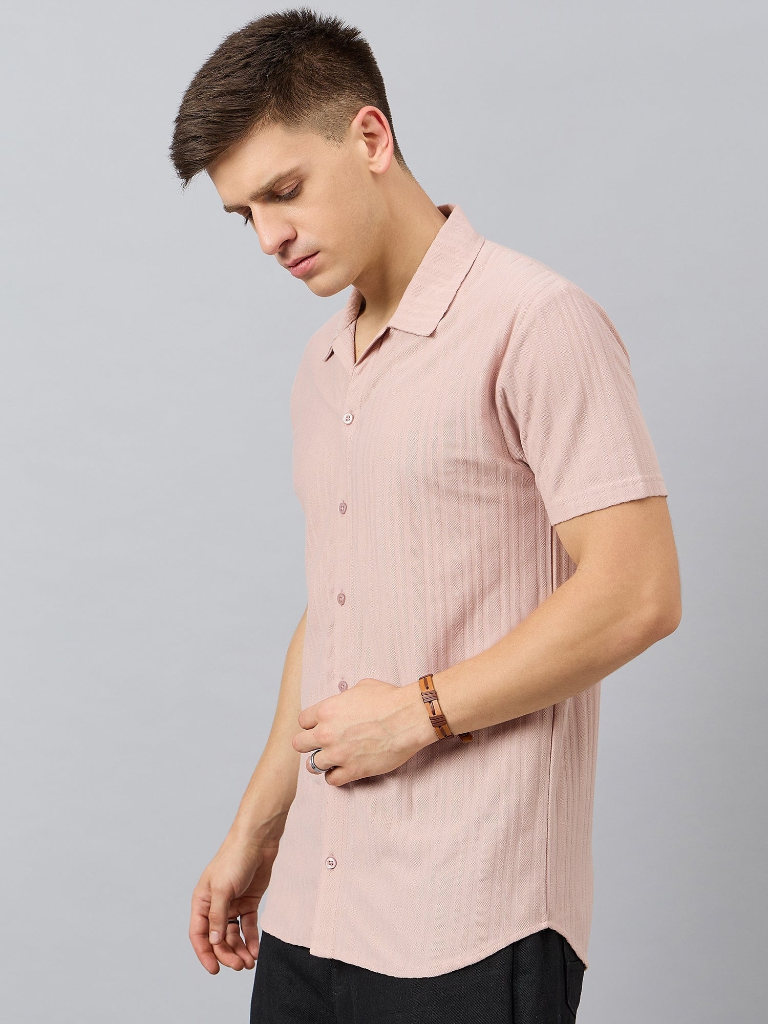 Regular Fit Spread Collar Shirt - Reprise