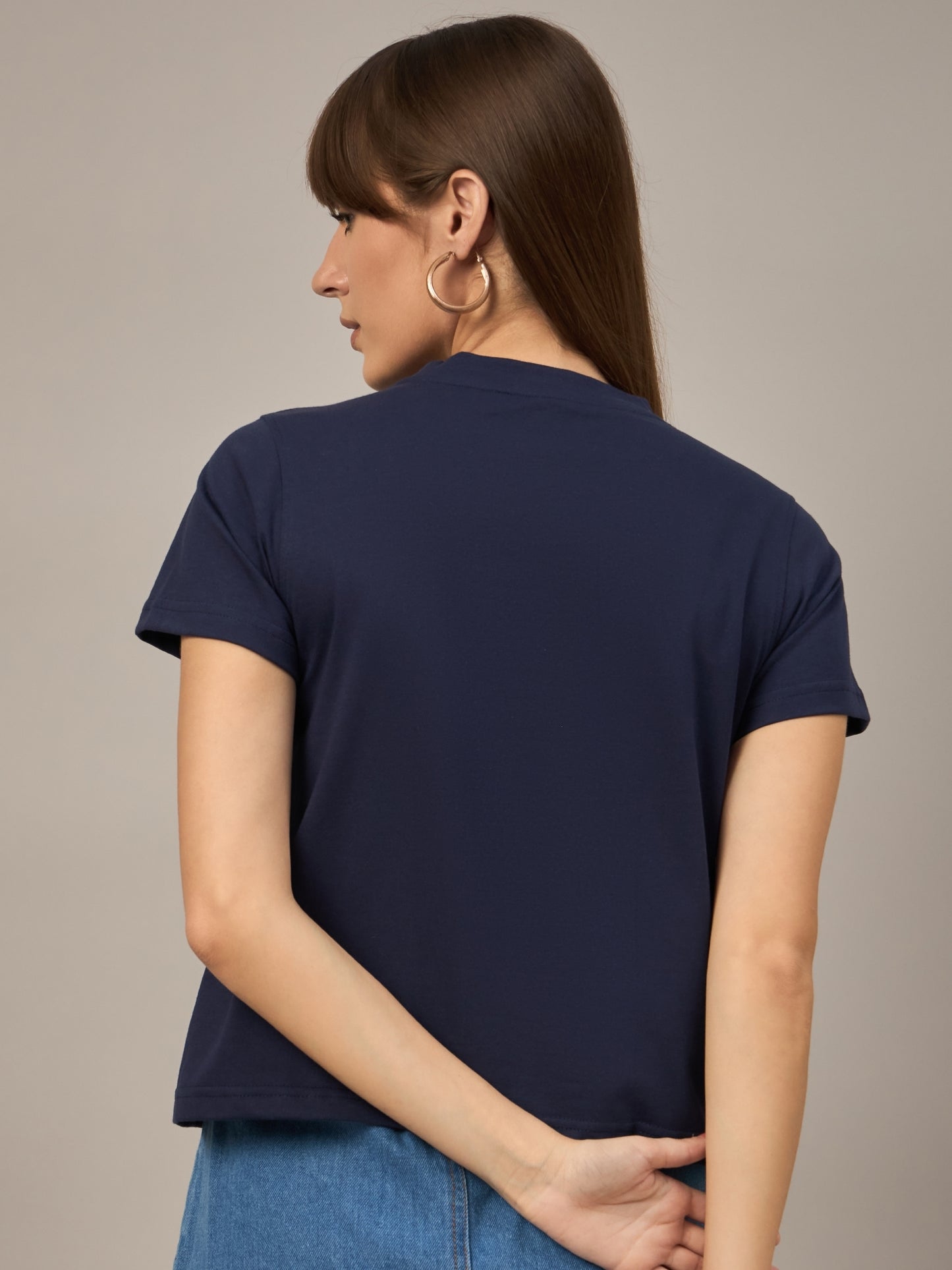 WOMEN PRINTED REGULAR FIT TSHIRT - Reprise