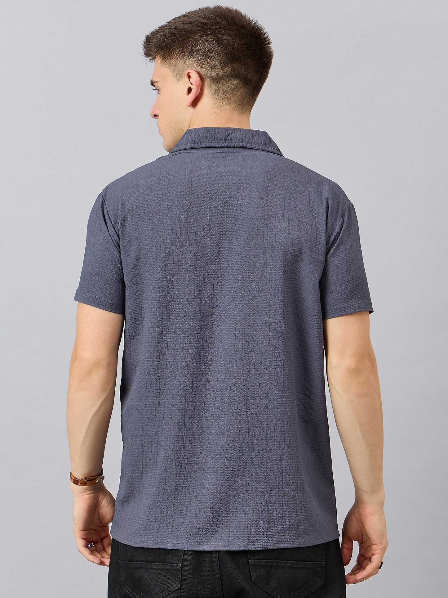 Regular Fit Spread Collar Shirt - Reprise