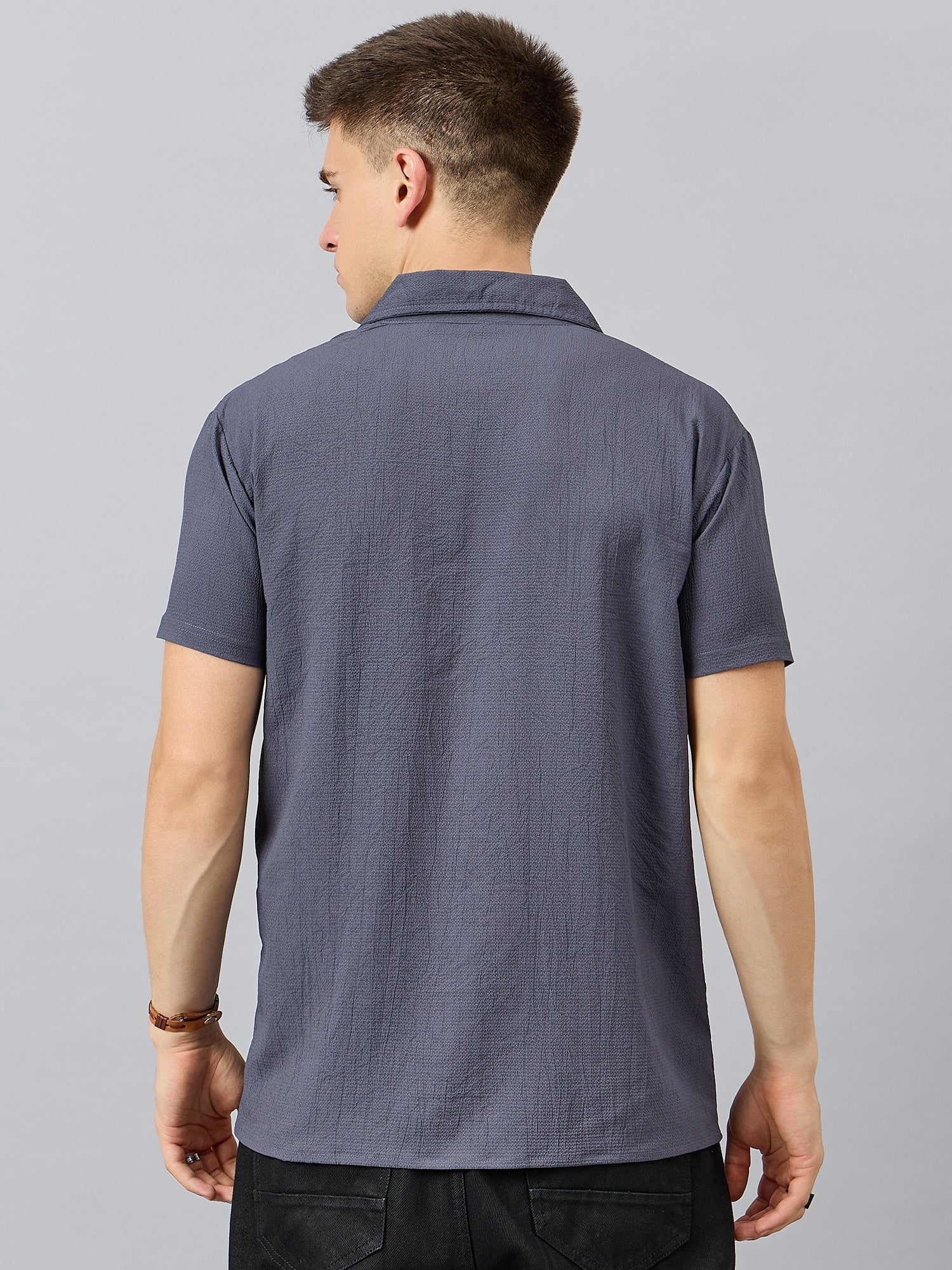 Regular Fit Spread Collar Shirt - Reprise