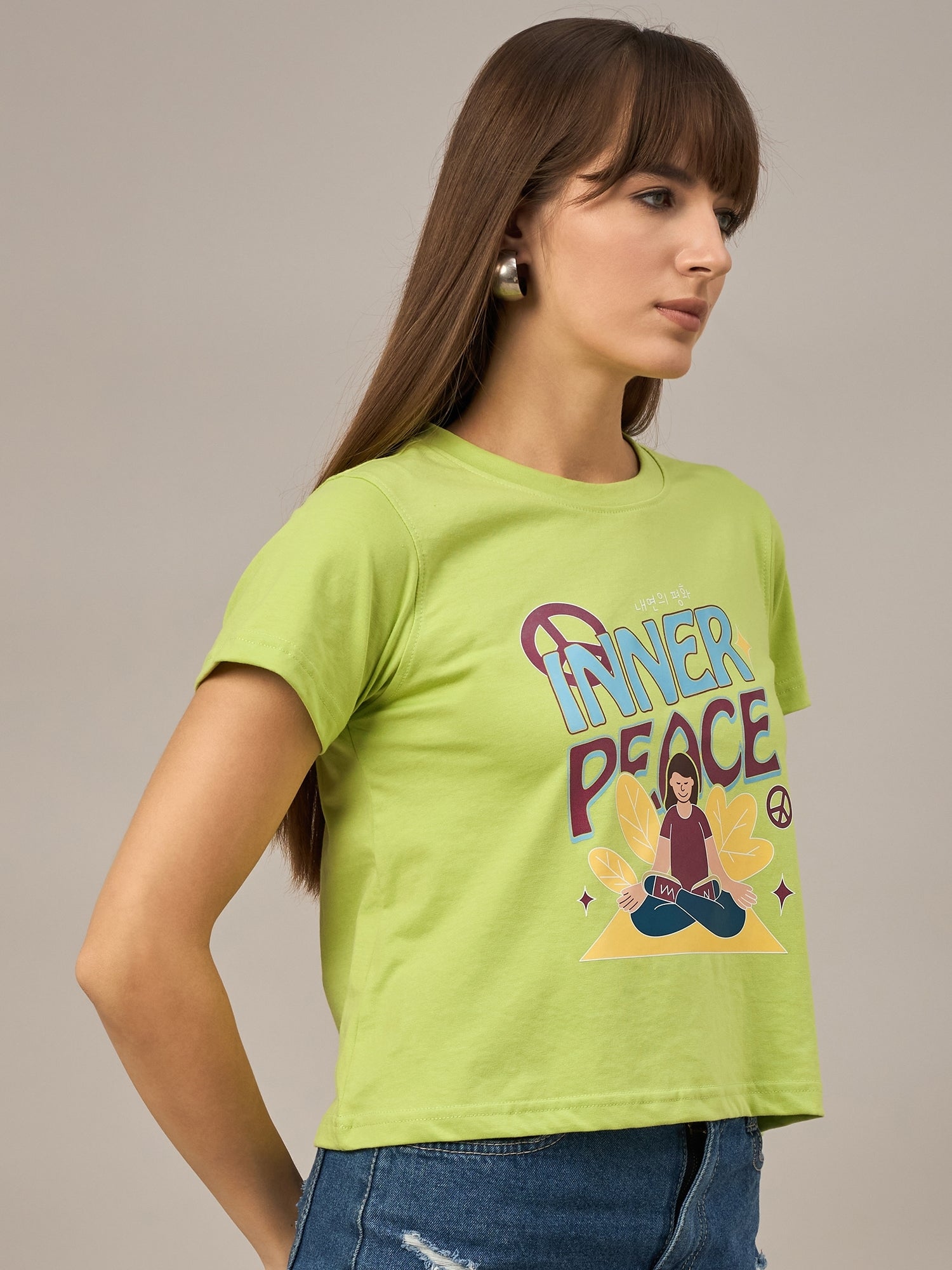 WOMEN PRINTED REGULAR FIT TSHIRT - Reprise
