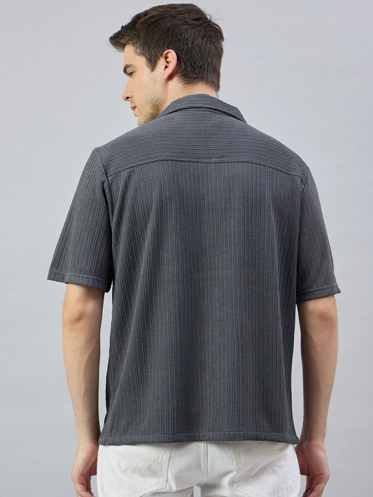Men Casual Shirt Grey - Reprise