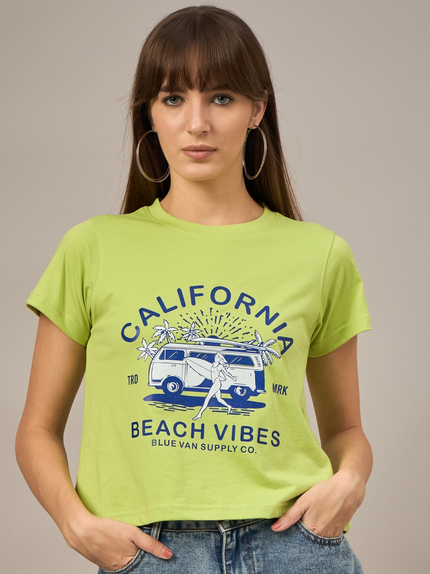 WOMEN PRINTED REGULAR FIT TSHIRT - Reprise
