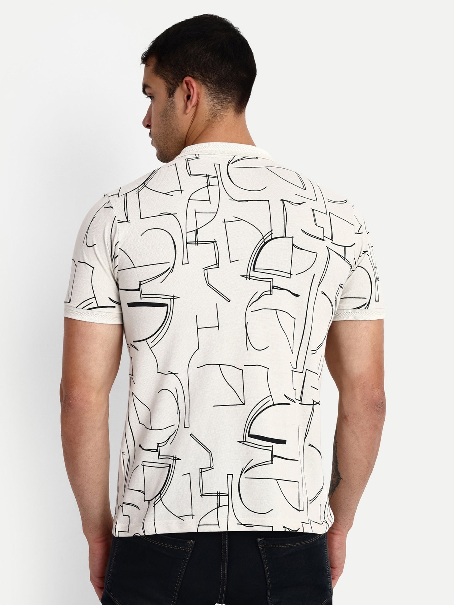 Mens Printed Polo Tshirt - Reprise