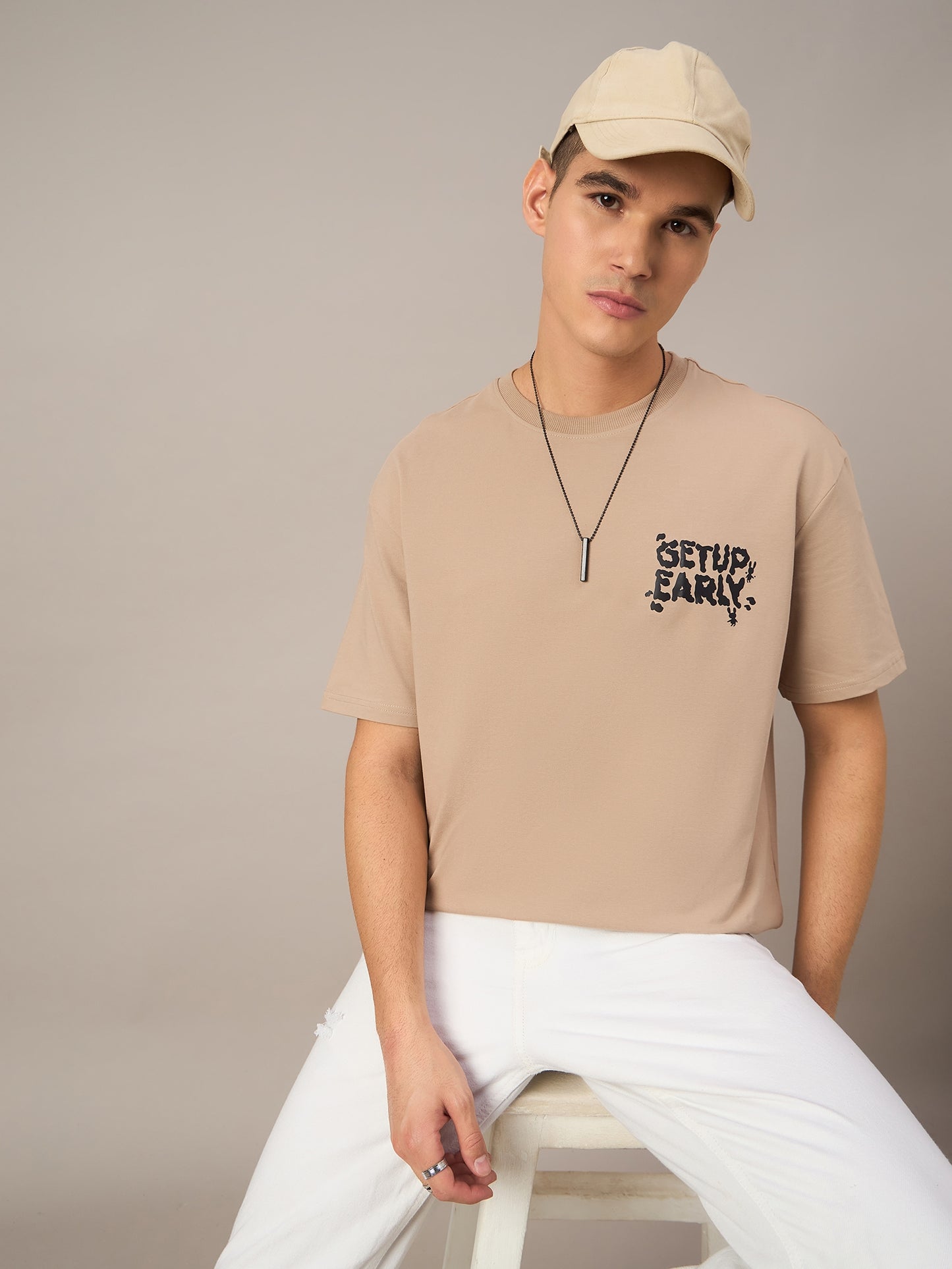 Mens Printed Oversize T-shirt - Reprise
