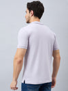 Men's Purple Cotton Polo - Reprise