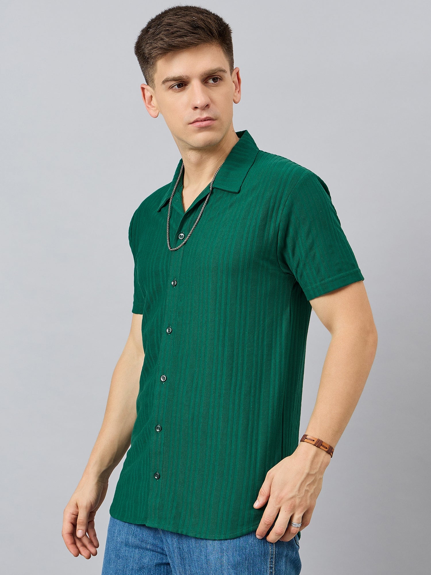 Regular Fit Spread Collar Shirt - Reprise