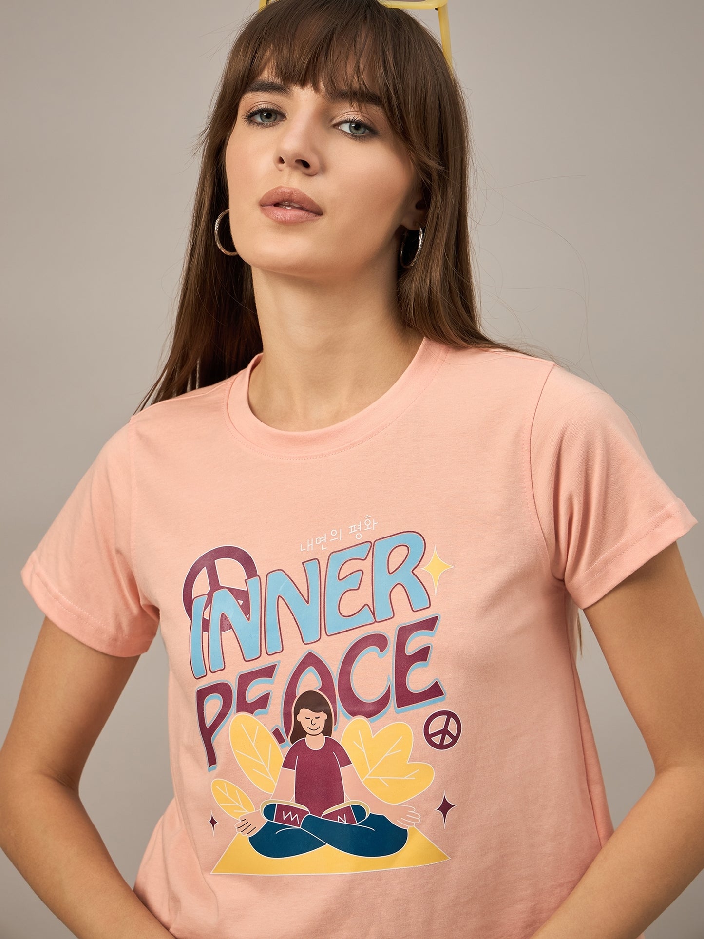 WOMEN PRINTED REGULAR FIT TSHIRT - Reprise