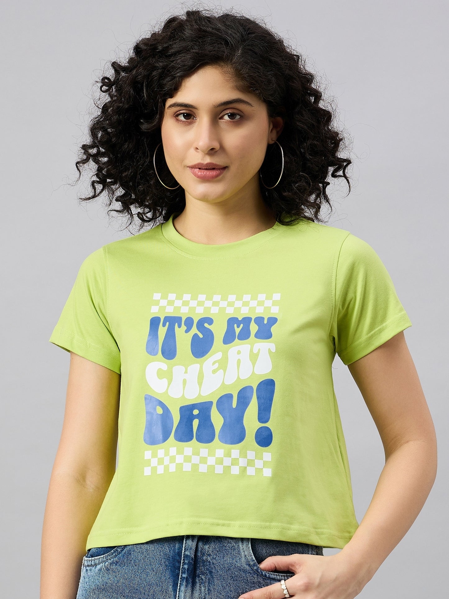WOMEN PRINTED REGULAR FIT TSHIRT - Reprise