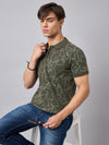 Men's Cotton Green Regular T-Shirts - Reprise