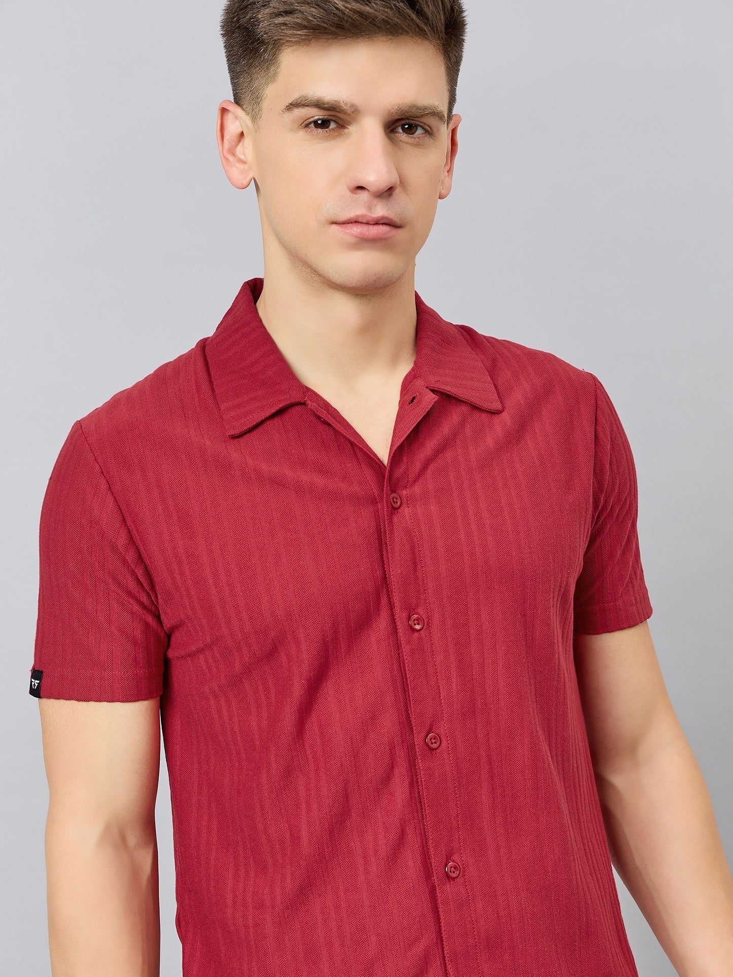 Regular Fit Spread Collar Shirt - Reprise