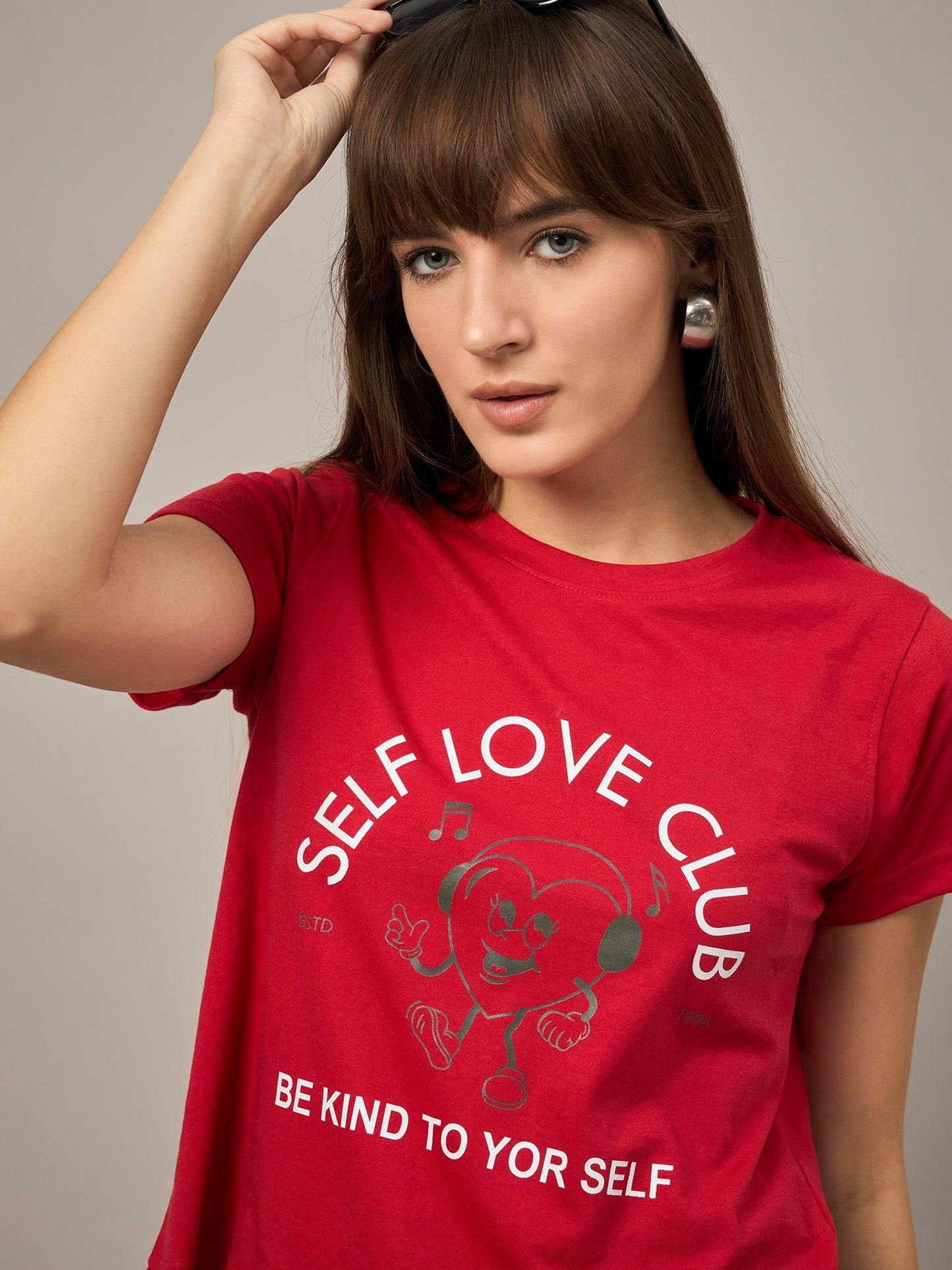 WOMEN PRINTED REGULAR FIT TSHIRT - Reprise