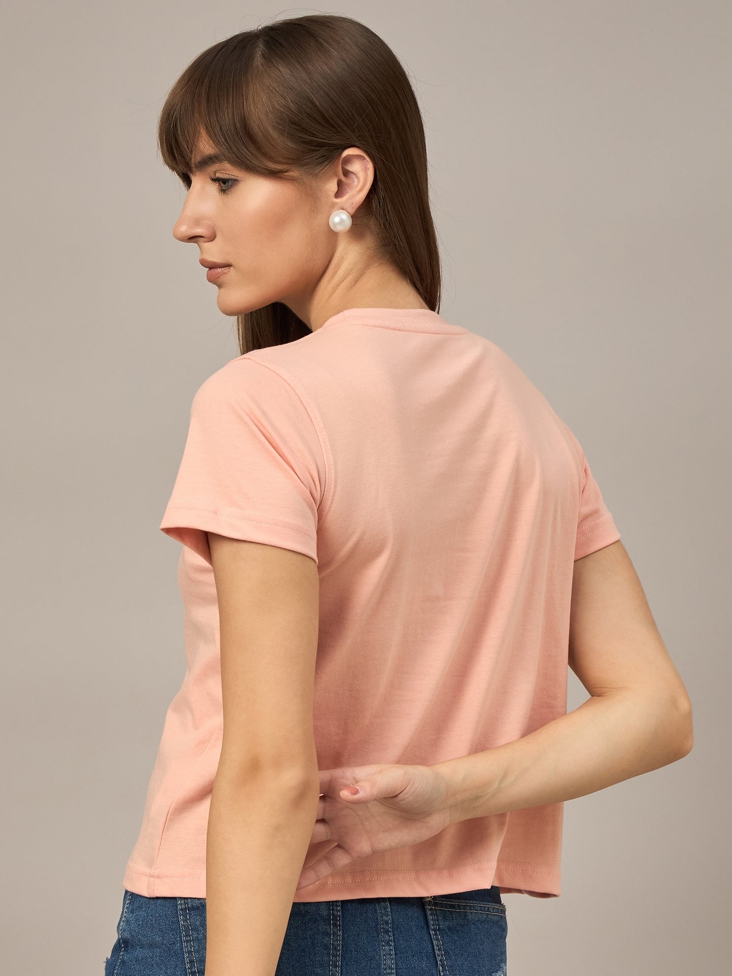 WOMEN PRINTED REGULAR FIT TSHIRT - Reprise