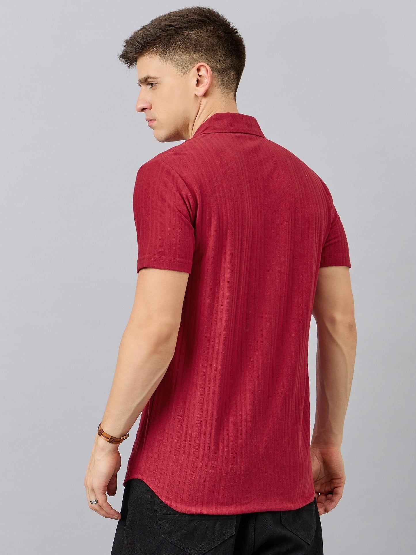 Regular Fit Spread Collar Shirt - Reprise